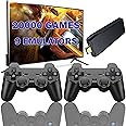 Gimhelper Wireless Retro Game Console Stick with 20000+ Games, Video Game Console 9+ Emulators Classic Games, 4K HDMI Output for TV, Plug & Play Retro Gaming Stick with Dual 2.4G Controllers