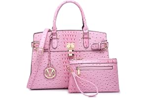 MKP COLLECTION MKP Women Fashion Satchel Handbags and Purses Ladies Top Handle Tote Work Shoulder Bags with Matching Wristlet Wallet