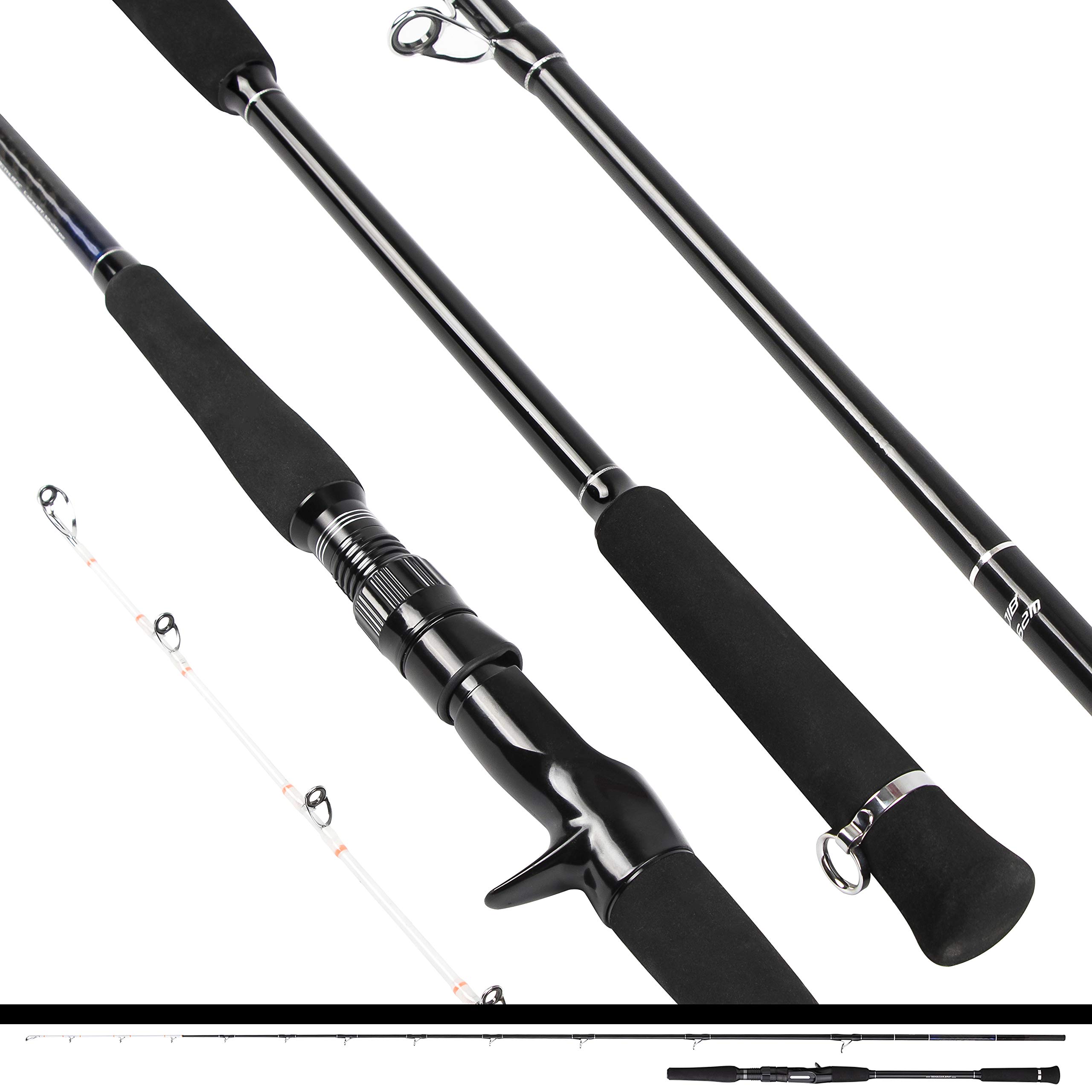Photo 1 of ***SEE NOTES***
Ecooda Saltwater/Freshwater Offshore Casting/Spinning Fishing Rod Carbon Fiber Boat Kayak Rod Portable Travel Rod(Length/Max Drag:7' 1-Piece/33LB,7'6''One and Half Piece/40LB,8'6''2-Piece/44LB)