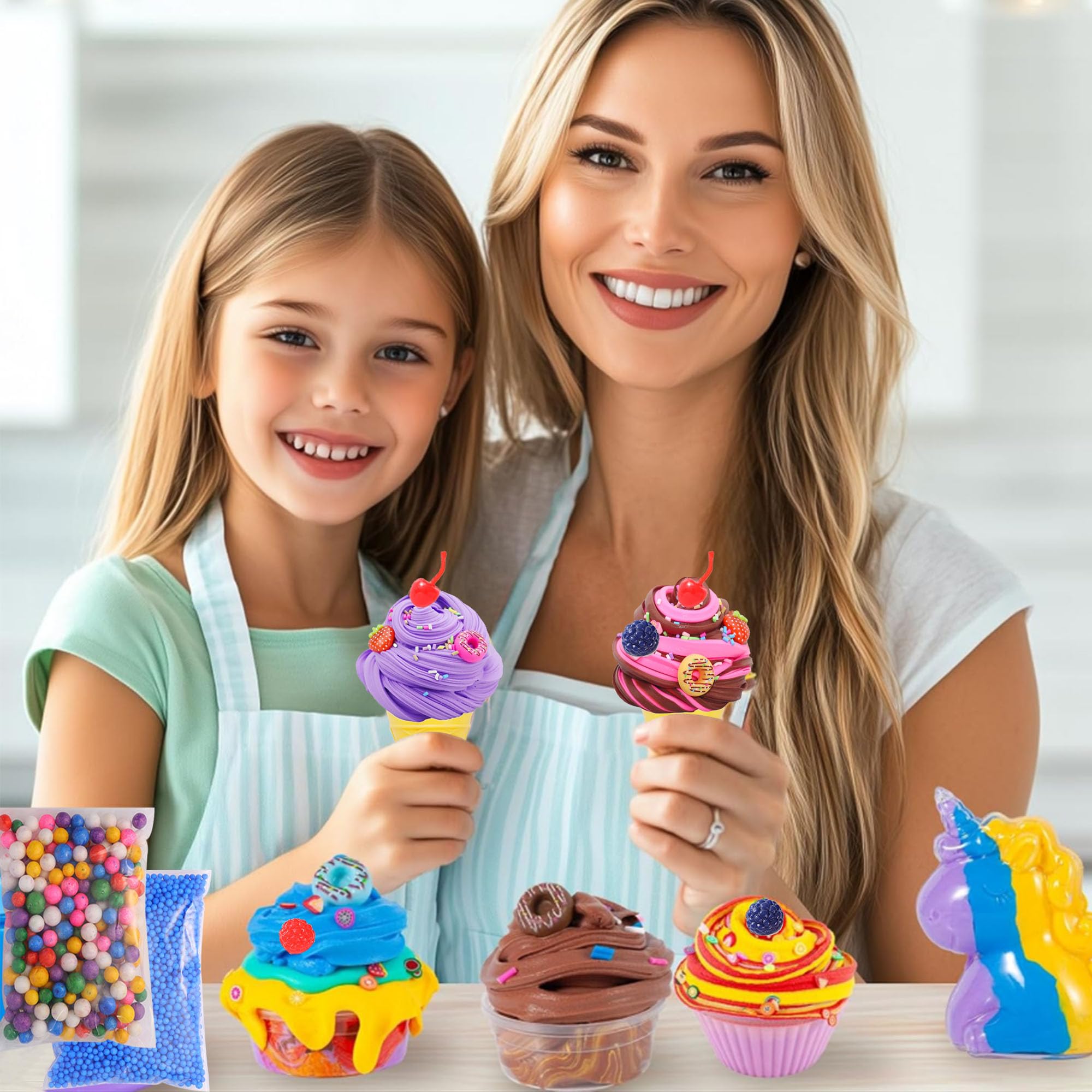 160 Pack Slime Accessories Kit for Kids – Slime Mix-Ins Craft Supplies (Charms, Glitter, Foam Balls, Sequins) – No Slime or Glue Included