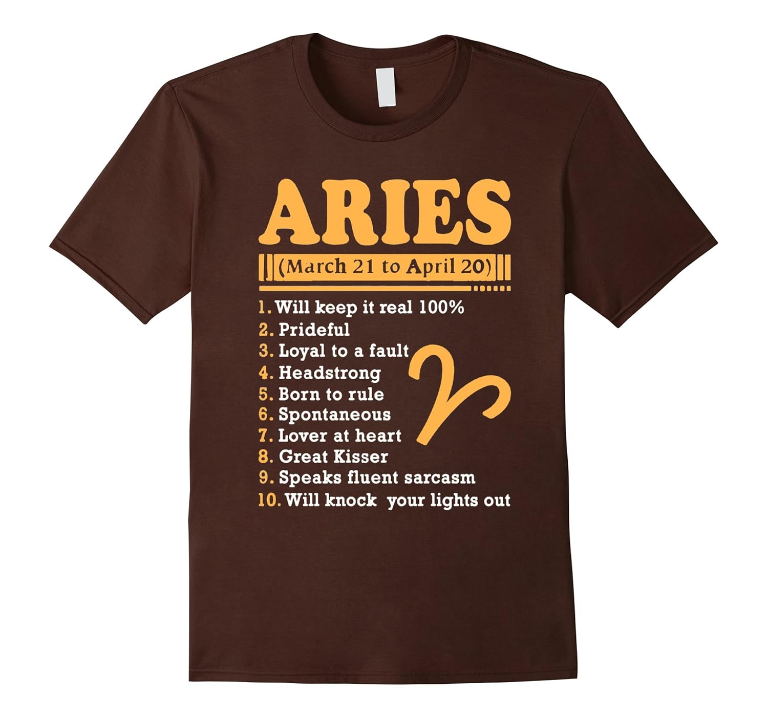 Aries March 21 To April 20 Zodiac Shirt4LVS