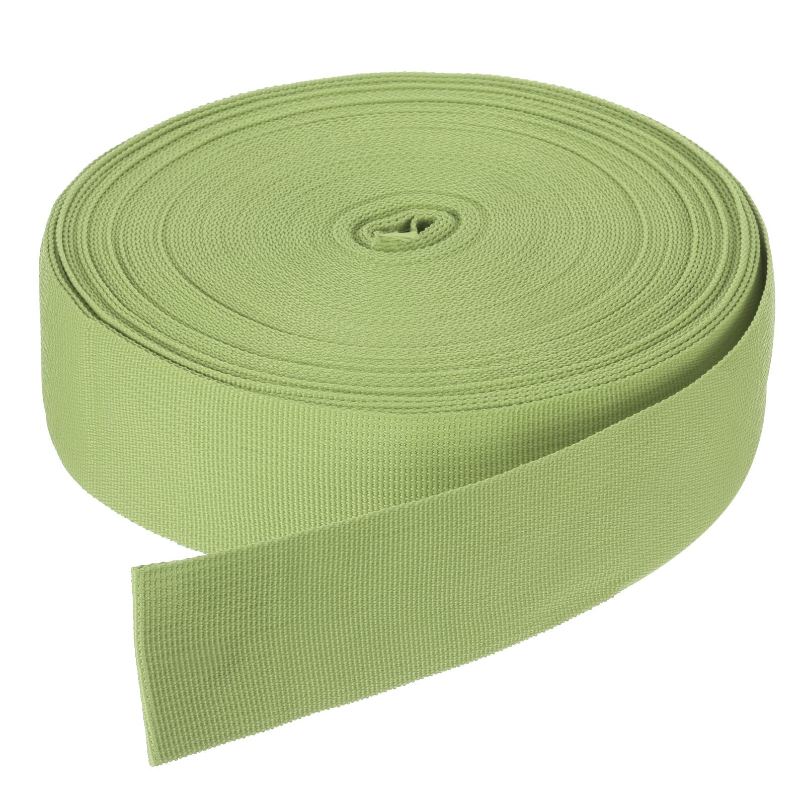 DMiotech 50 Yard x 2 Inch Width Nylon Webbing Strap Poly Flat Webbing Strapping for DIY Craft Backpack Strapping, Sewing, Outdoor Gear Repair, Light Green