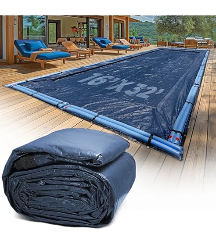 UNDER THE COUNTER / POOL OF CIDER Amazon.com : 16-Ft x 32-Ft Pool Cover for Inground Pools