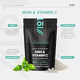 ALPHA01 MSM 3000mg with Vitamin C BioPerine 120 Vegan Capsules view 2