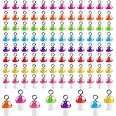 Jadive 96 Pieces Resin Mushroom Charms Pendant Colorful Mushroom Beads Ornament for Jewelry Making Christmas DIY Bracelet Necklace Earrings Craft, 8 Colors