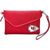 Littlearth NFL Pebble Fold Over Purse – Officially Licensed Trendy Game-Day Style