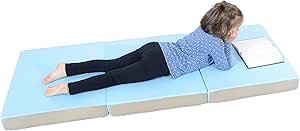 Milliard Toddler Nap Mat Tri Folding Mattress with Washable Cover (24 inches x 57 inches x 3 inches)