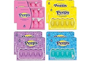 SNACKIVORE Easter Marhsmallow Candy 4 Flavors 2 of Each Flavor (Pack of 8)