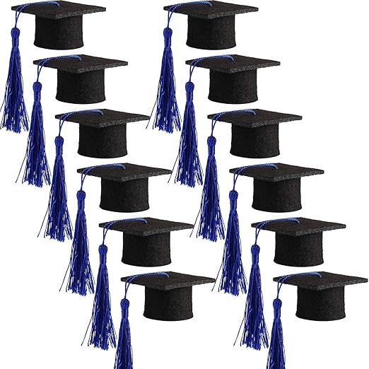 Amazon Com Hicarer 12 Pack Mini Graduation Caps Graduation Cap