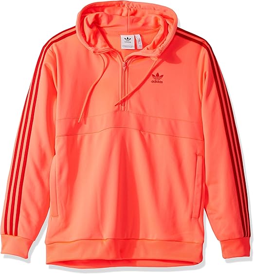 Amazon Adidas Originals メンズ 3ストライプ ハーフジップ スウェットシャツ フィットネス トレーニング スウェット パーカー 通販