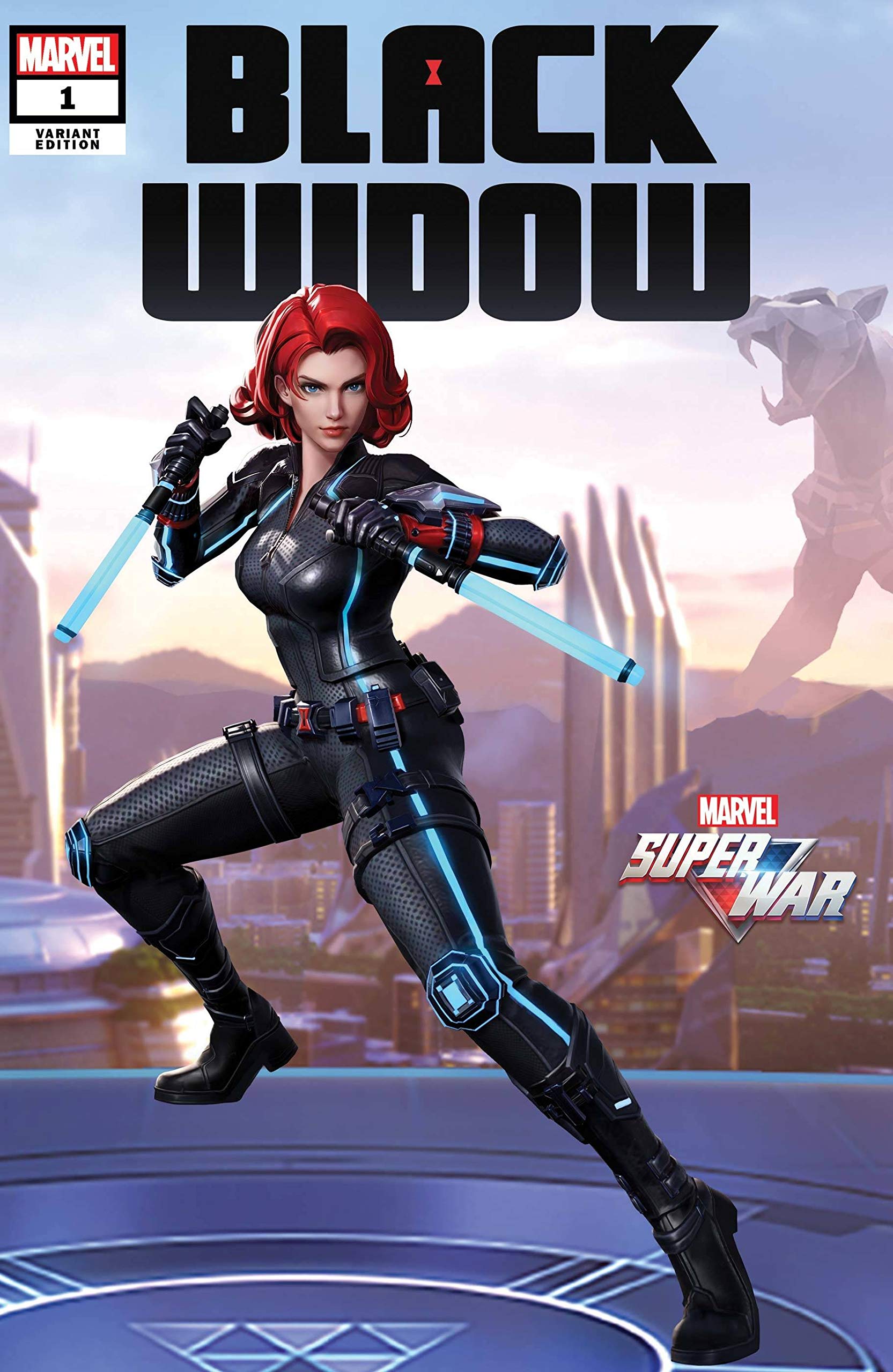 Black Widow 1 Marvel Super War Variant Kelly Thompson Amazon Com Books