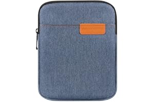 Dadanism 6-7 Inch Protective Sleeve Carrying Case Fits All-New 6" Kindle 11th Gen 2022, Kindle 10th/8th Gen 2019/2016, 6.8" Kindle Paperwhite 11th 2021/10th Gen 2018, Kindle Oasis E-Reader, Light Blue