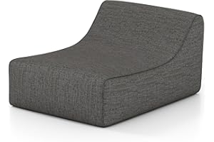 Giantex Inflatable Lounge Chairs, Blow Up Lazy Sofa with Detachable Cover, Anti-Slip Base, Ergonomic Backrest, Portable L-Sha