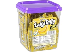 Laffy Taffy Candy, Banana Flavor, Individually Wrapped Candy (145 Pieces)
