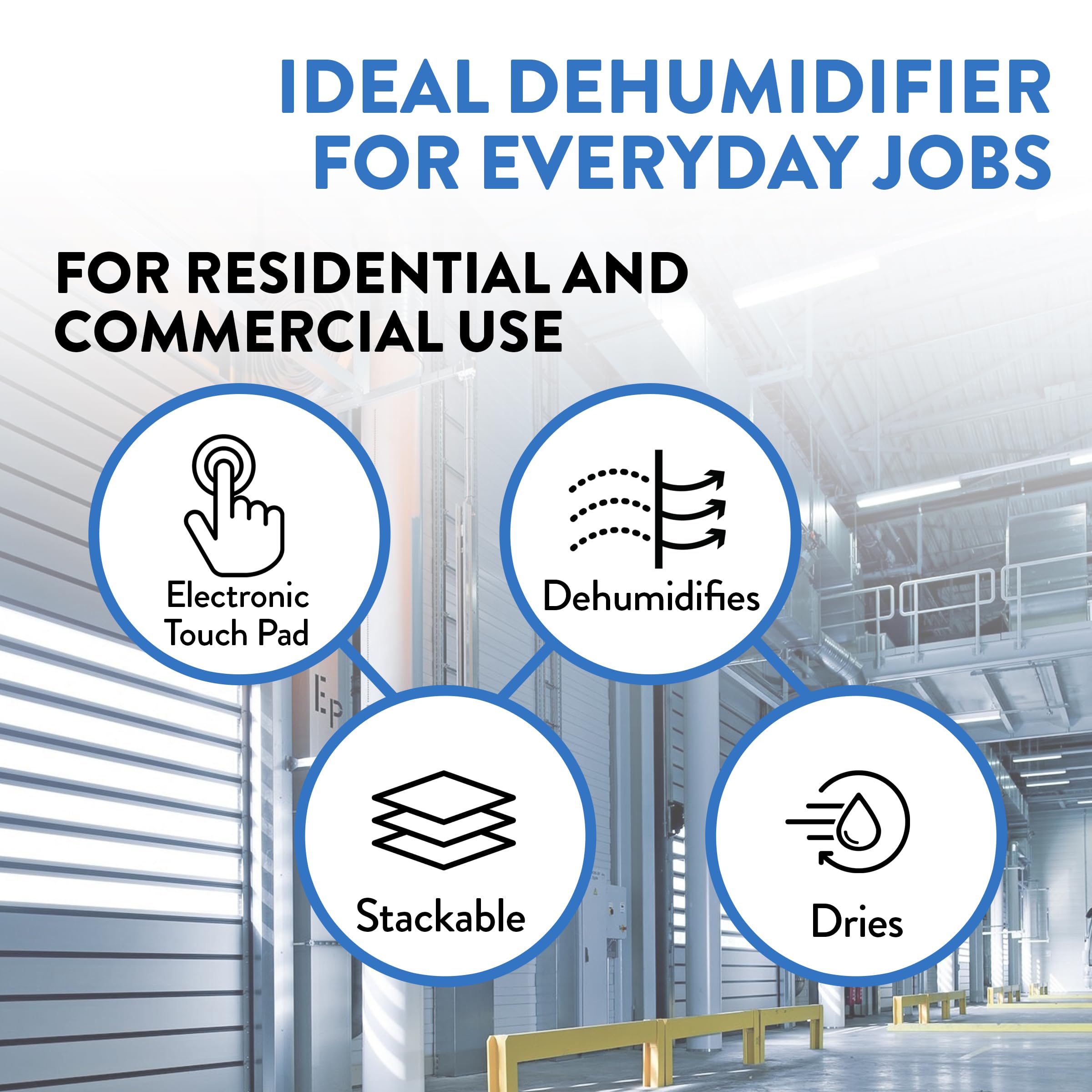 Dri-Eaz LGR 6000Li Commercial Dehumidifier with Pump, Portable Industrial Dehumidifier (F600)