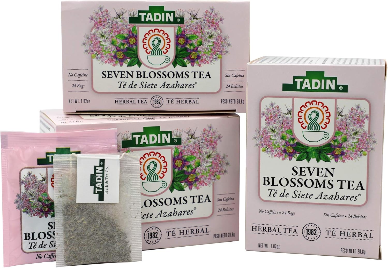 Tadin Tea, Seven Blossoms Tea with Linden Flowers, Valerian