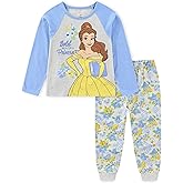 Disney Princess Belle Girls Long Sleeve Shirt and Pants Set for Toddler to Big Kids