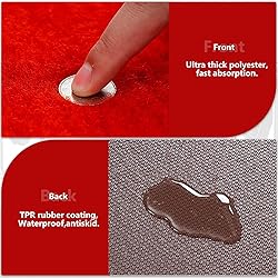 PBHEPJ 4ft x 50ft Extra Thick Red Carpet Runner for