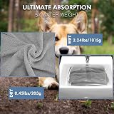 TAIYUNWEI 2Pack Microfiber Pet Towels 100x70 cm Fast Dry Soft Premium view 6