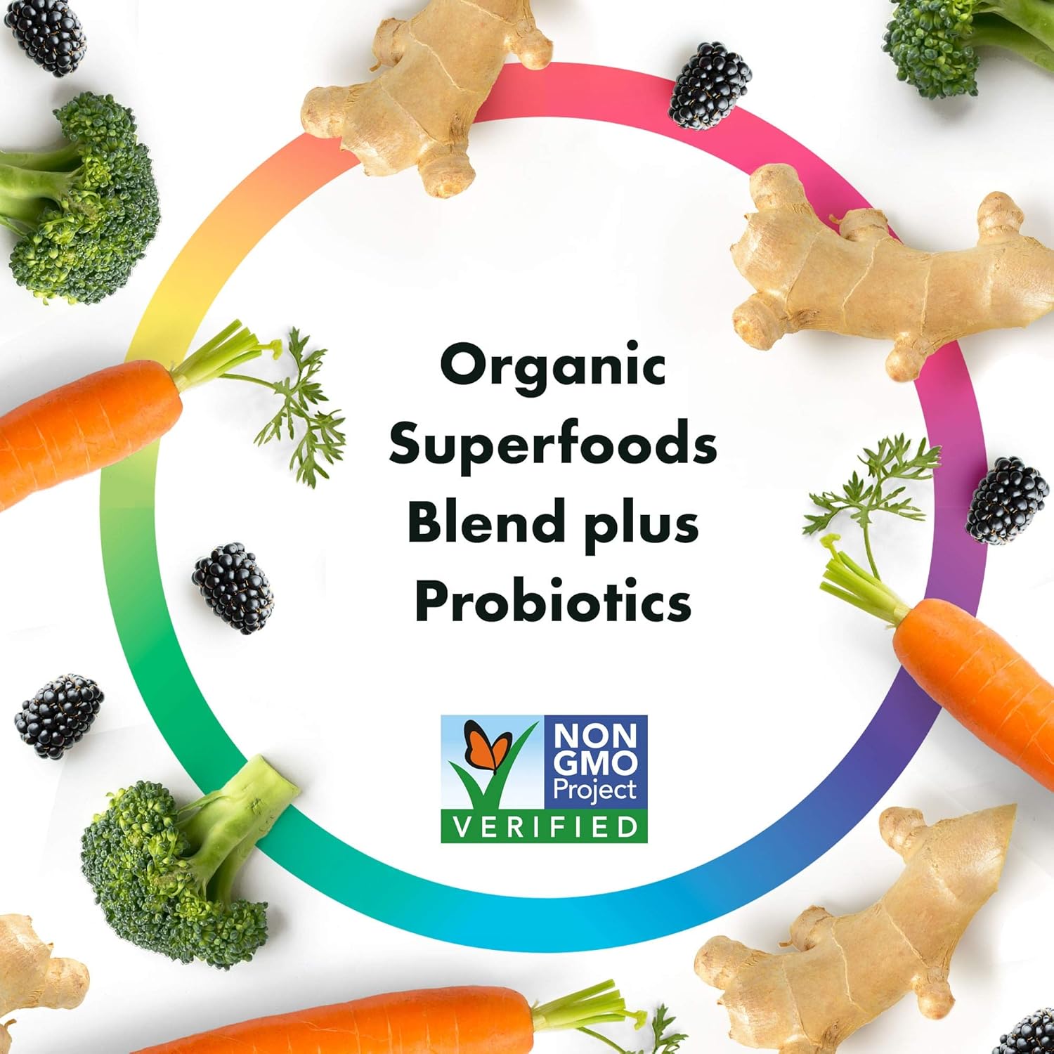 Rainbow Light Probiolicious Plus Gummies Plus Superfoods & Probiotics, Berry, 50 Gummies (Package May Vary): Industrial & Scientific