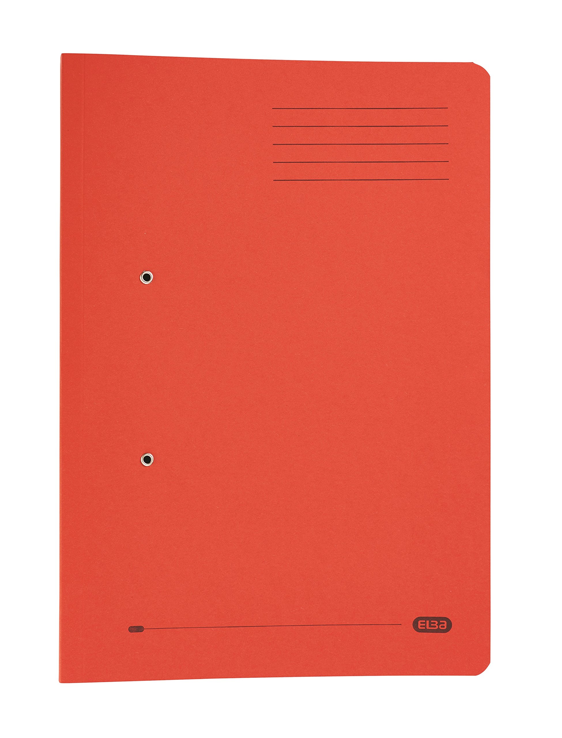 Elba 100090038 36 mm Strongline Foolscap Capacity Spring File - Red (Pack of 25)