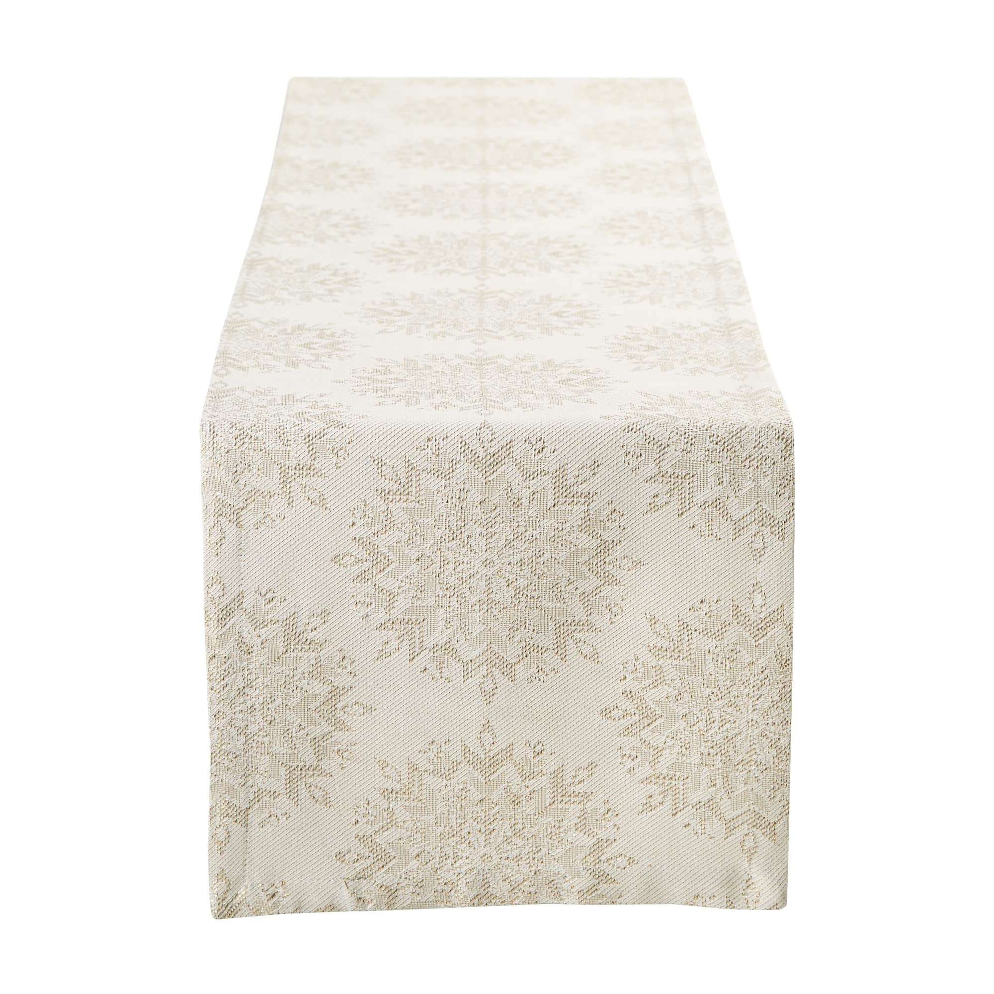 DII Winter Sparkle, Cotton, 14x108 Table Runner