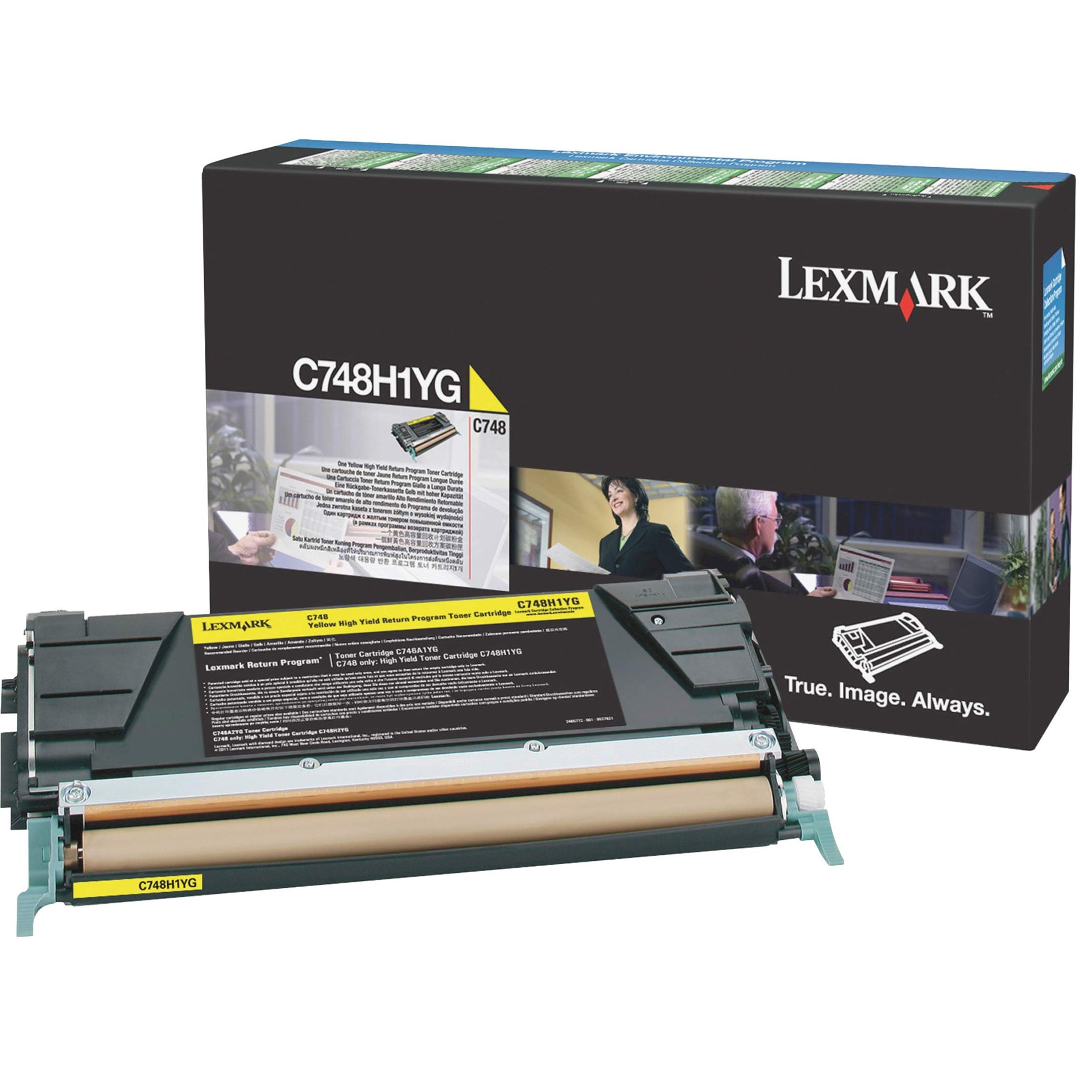 Lexmark C748H1YG Laser Toner for C748 - Yellow