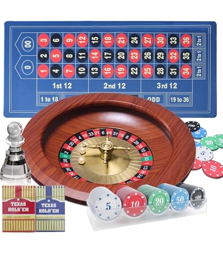 Extguds Juego de rueda de ruleta y dados con fieltro grande de doble cara, rueda de ruleta de 10 pulgadas, chip rastrillo, 200 fichas, marcadores de ruleta, 3 dados, perfecto para fiestas Extguds Juego de rueda de ruleta y dados con fieltro grande de doble cara, rueda de ruleta de 10 pulgadas, chip rastrillo, 200 fichas, marcadores de ruleta, 3 dados, perfecto para fiestas