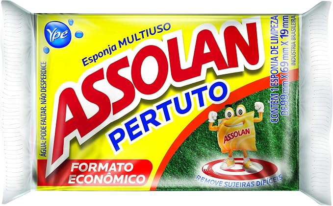 Esponja Assolan Pertuto Multiuso Esponja Pertuto Multiuso (7896090105007)