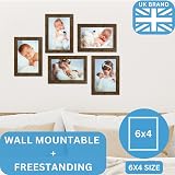 Clay Roberts Picture Frame 6x4 Brown Freestanding Wall Mountable 15x10 cm view 5