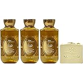 Bath & Body Works Princess Collection Belle 3 Pack Body Wash Bundle with a Wild Jasmine Bar Soap - Full Size