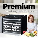 Nebula Food Dehydrator Bundle 400W 6 Stainless Trays Digital LED Touch view 6