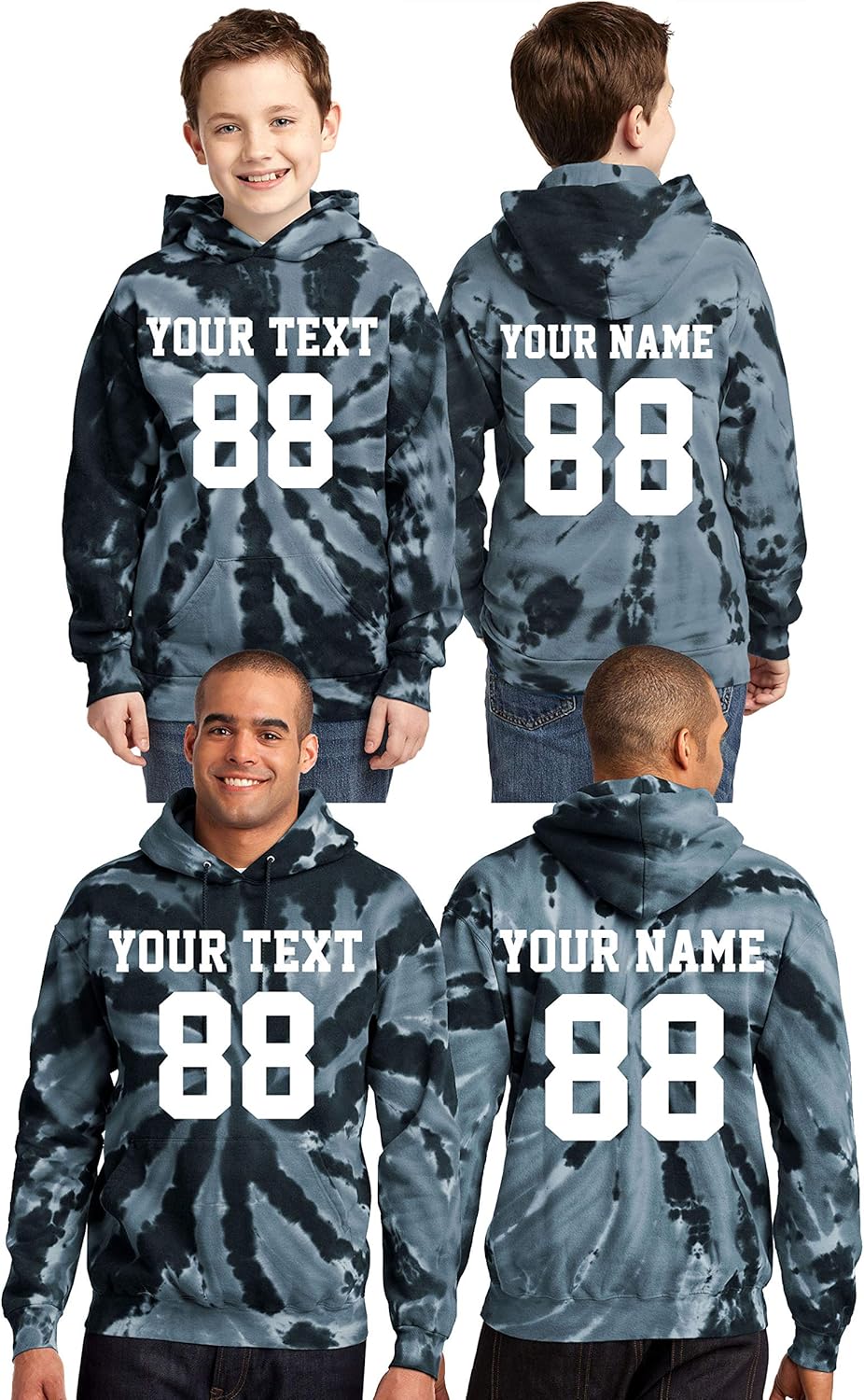 personalized tie dye sweatshirts