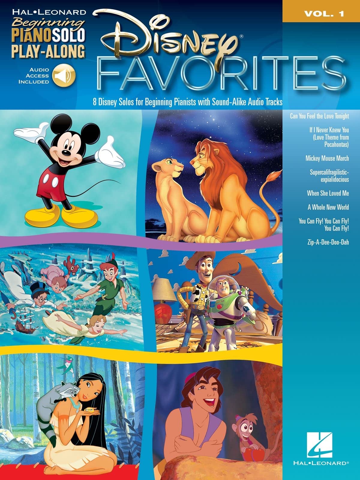 Beginning Piano Solo Play-Along Volume 1: Disney Favourites: Beginning Piano Solo Play-Along: Volume 1 - 8 Solos for Beginners Pianists