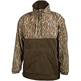 Drake Waterfowl Youth MST Eqwader DW3020 1/4 Zip Hunting Waterproof Breathable Fleece Lined Warm Jacket with Multiple Pockets