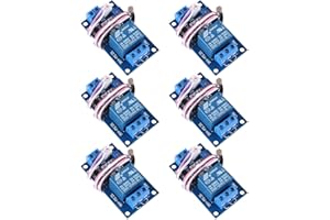 Alinan 6pcs XH-M131 DC 12V 10A Photoresistor Relay Module, Light Control Switch Photoresistor Relay Module Detection Sensor Automatic Light Control Switch with Cable
