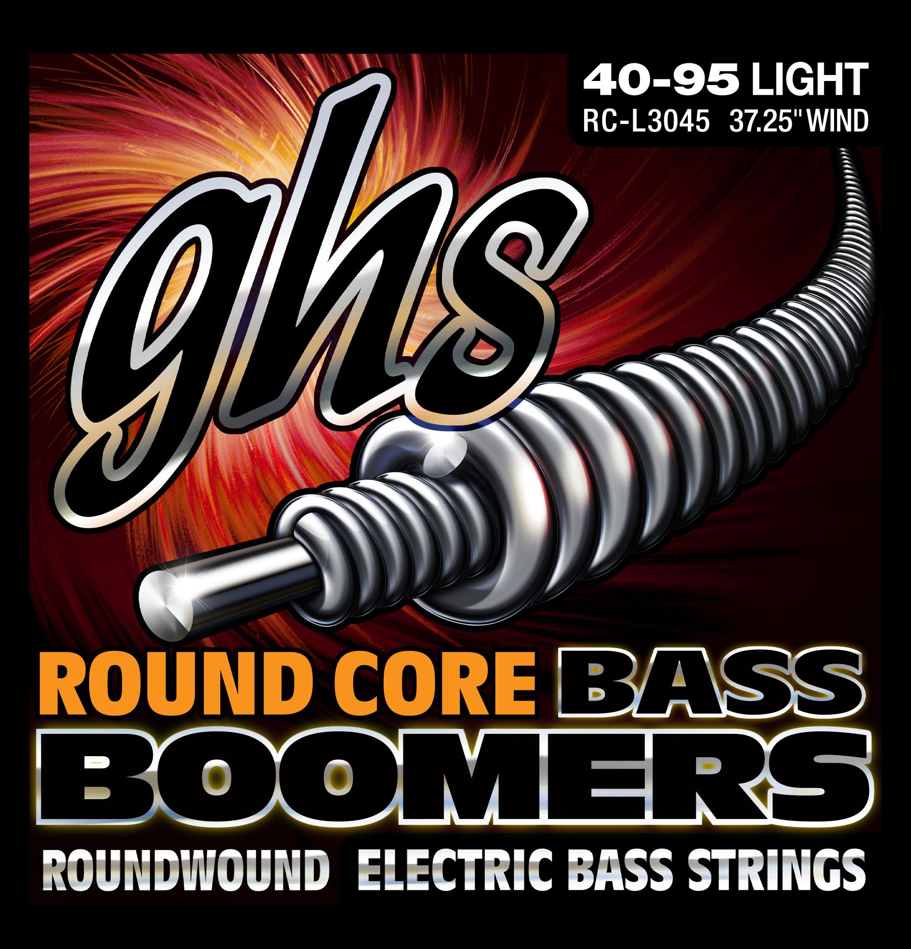 ghs 3045 RC L Round Core String Bass Guitar Boomers Light