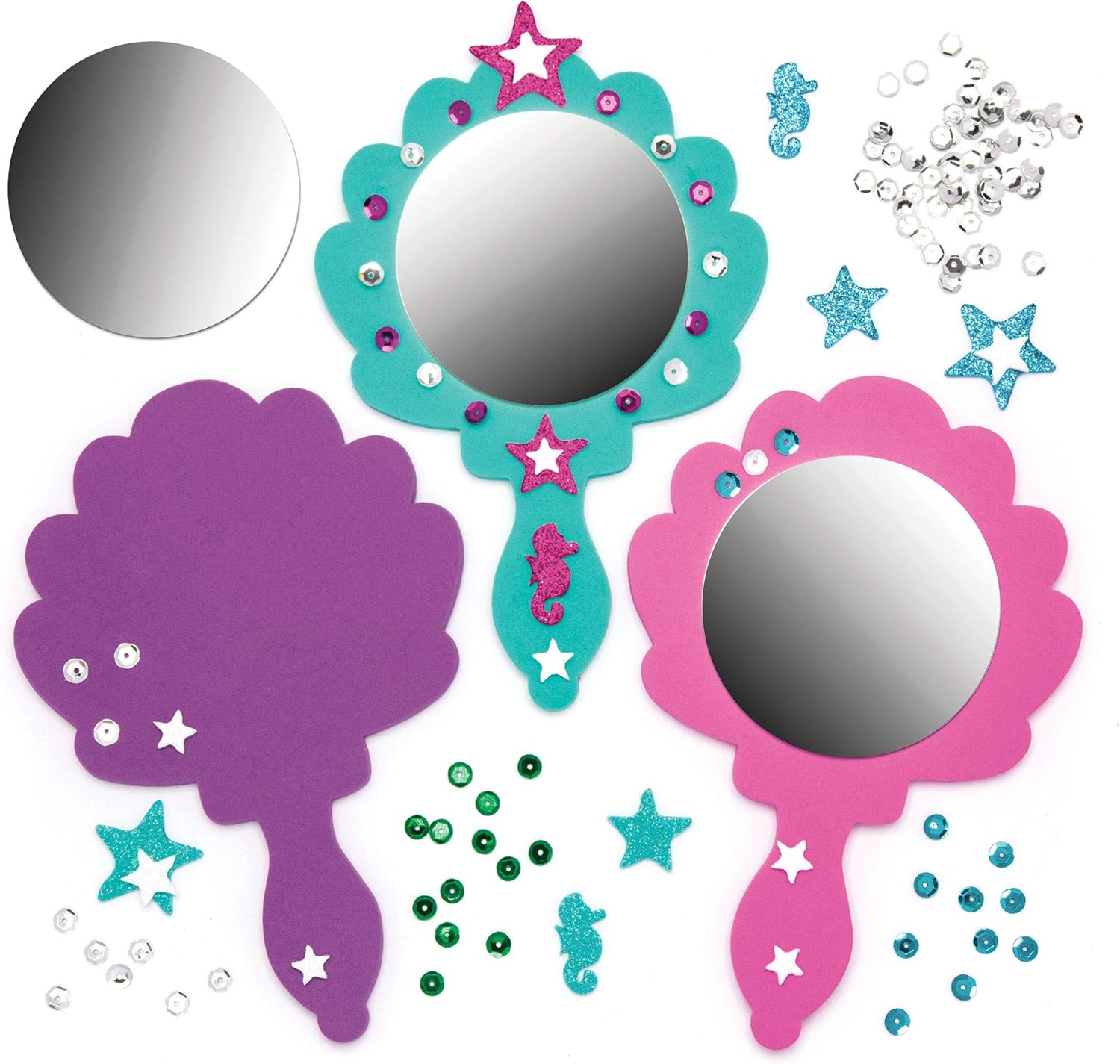 Mermaid Mirror Kits (Pack of 4) Amazon.co.uk