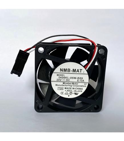 1PCS NMB-MAT 2406KL-05W-B59 DC 24V 0.13A 6CM CNC 6015 machine cooling Fan 3-wire