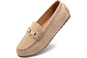 VERDASCO ERDASCO Women's Loafers Comfort Slip-Ons Flat Work Shoes Casual Moccasins Penny Loafers Lady Dress Shoes