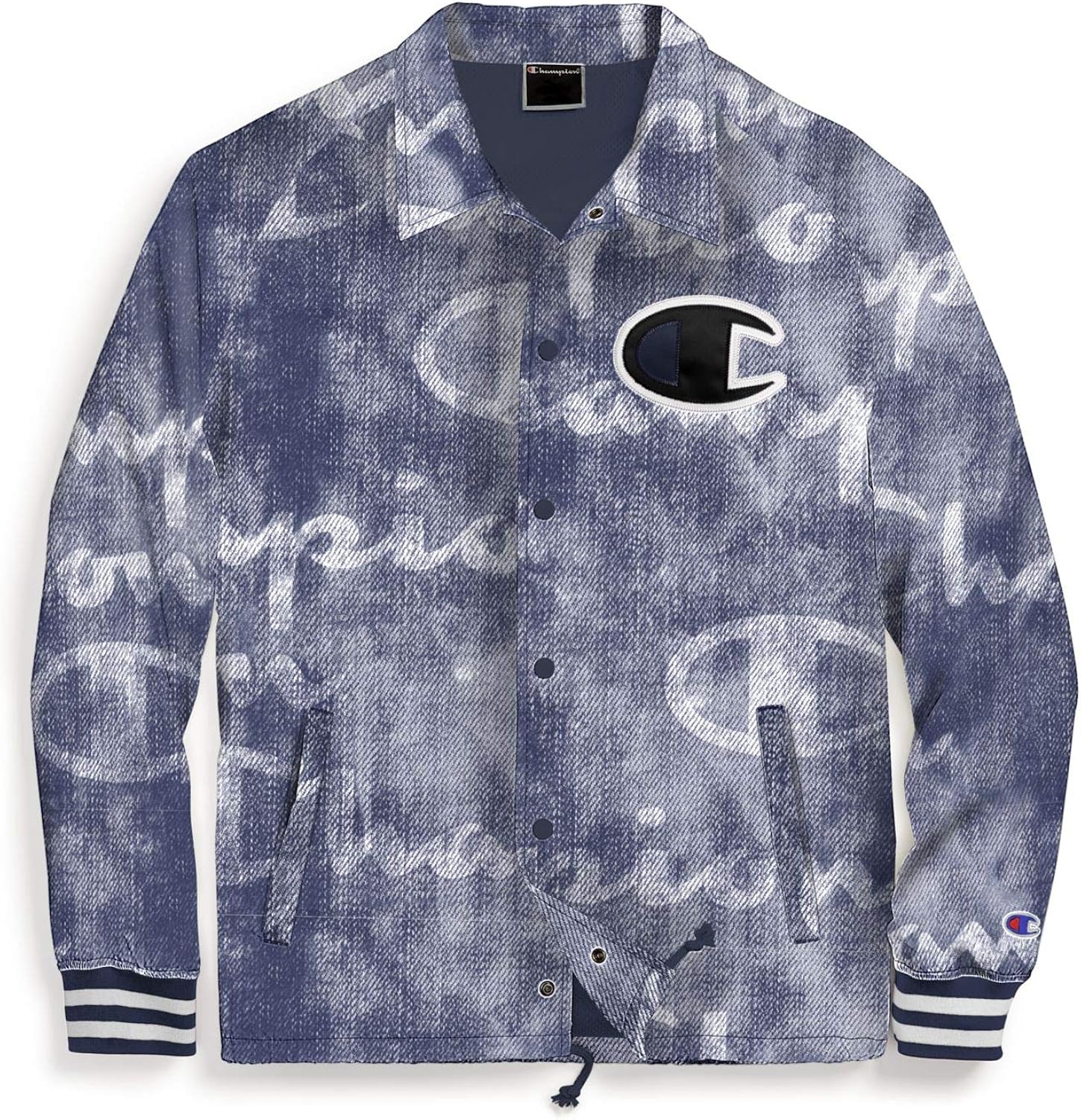 champion c logo coaches jacket