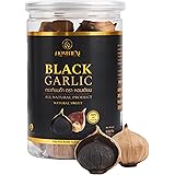 Homtiem Black Garlic 8.82 Oz (250g.), Whole Black Garlic Fermented for 90 Days, Super Foods, Non-GMOs, Non-Additives, High in