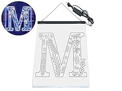 ADVPRO Letter M Initial Monogram Family Name Dual