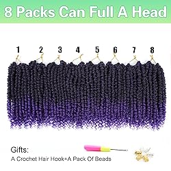 Passion Twist Crochet Hair 12Inch Passion Twist