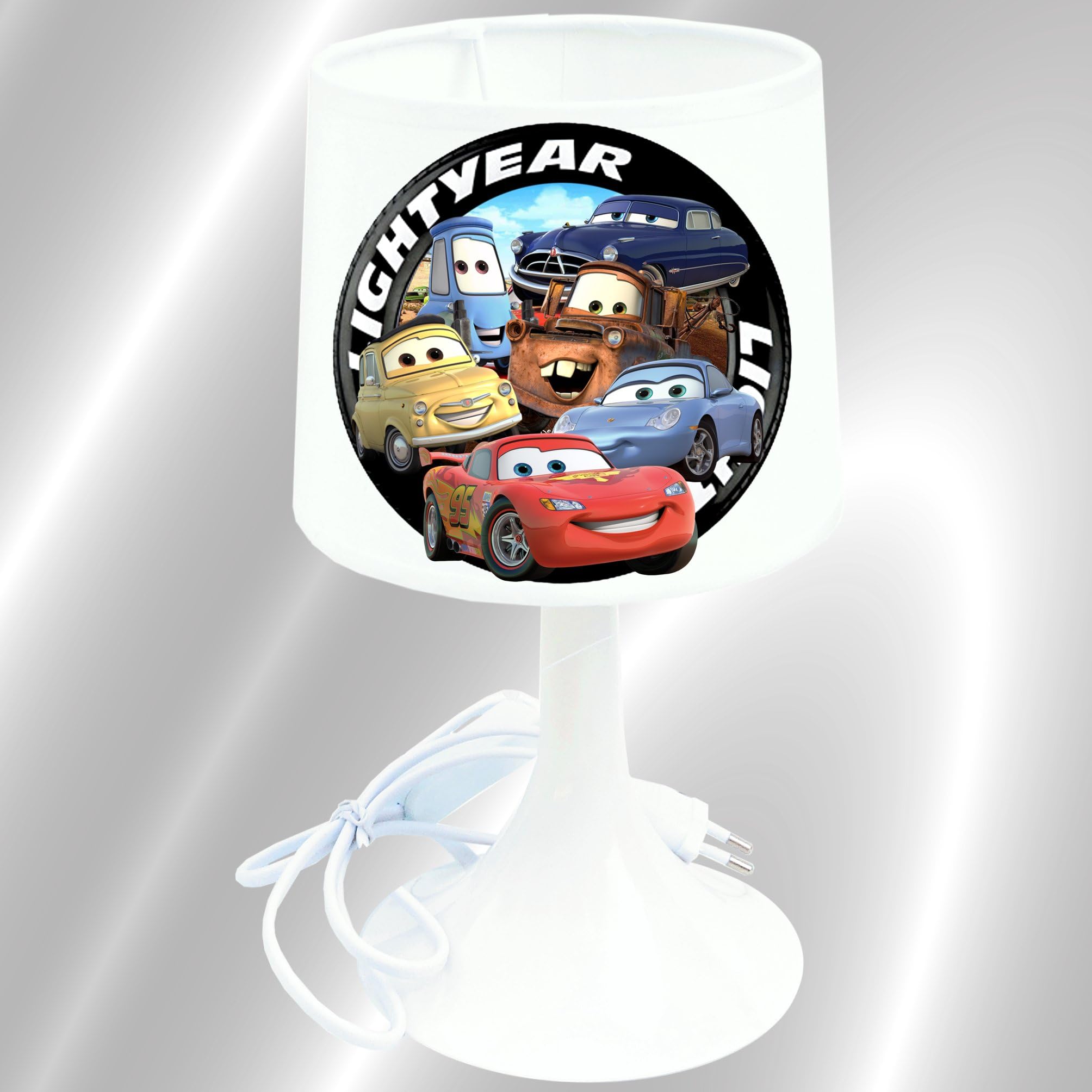Creative Bedside Table Lamp for Children - Disney Cars Design