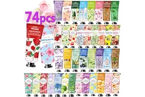 CMWGKBC 74 Pack Hand Cream Gifts for Women,Christmas Gifts Stocking Stuffers for Adults,Employees Appreciation Gifts,Bulk Small Gifts Party Return Gifts for Women,Travel Size Hand Lotion for Dry Hands
