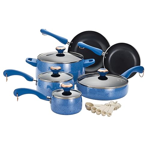 Paula Deen Signature Nonstick Cookware Set Pots and Pans Set