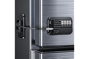 Upgraded Refrigerator Combination Locks- Changeable Password Fridge Locks for Kids, Toddlers and Children, Child & Baby Proof