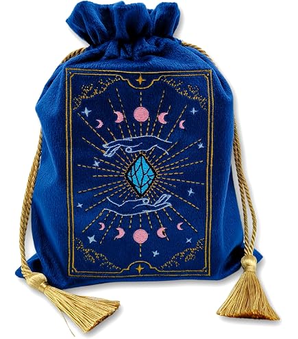 GIFTEXPRESS 3 Pack Velvet Tarot & Rune Pouches - Purple, Rose, Wine - 6x9 Inch Drawstring Bags For Cards, Dice, Jewelry & More - View #3