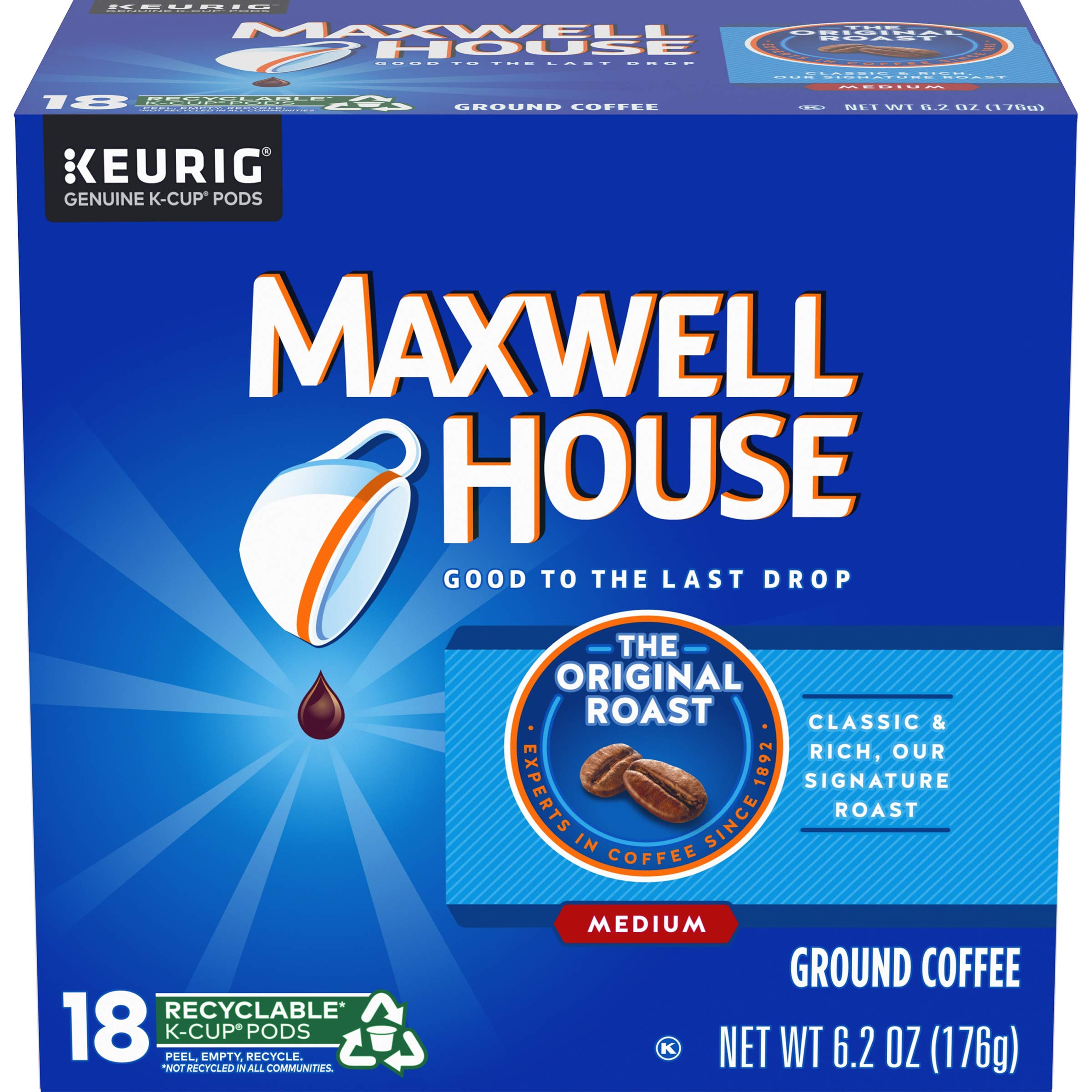 Medium Roast K-Cup Coffee Pods 